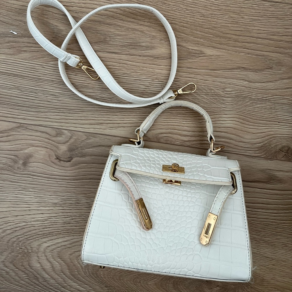 White purse
